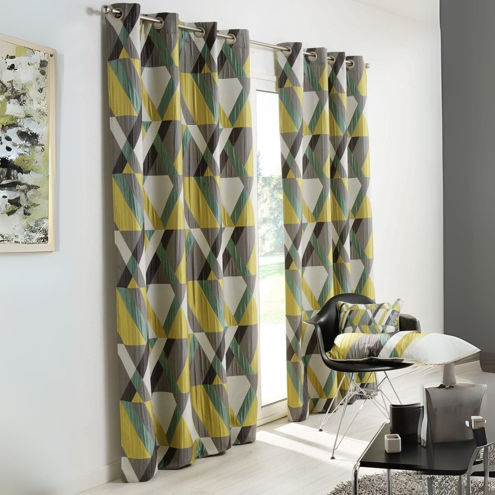 Tapis géométrique scandinave en polyester Multicolore 120x170 SANSA