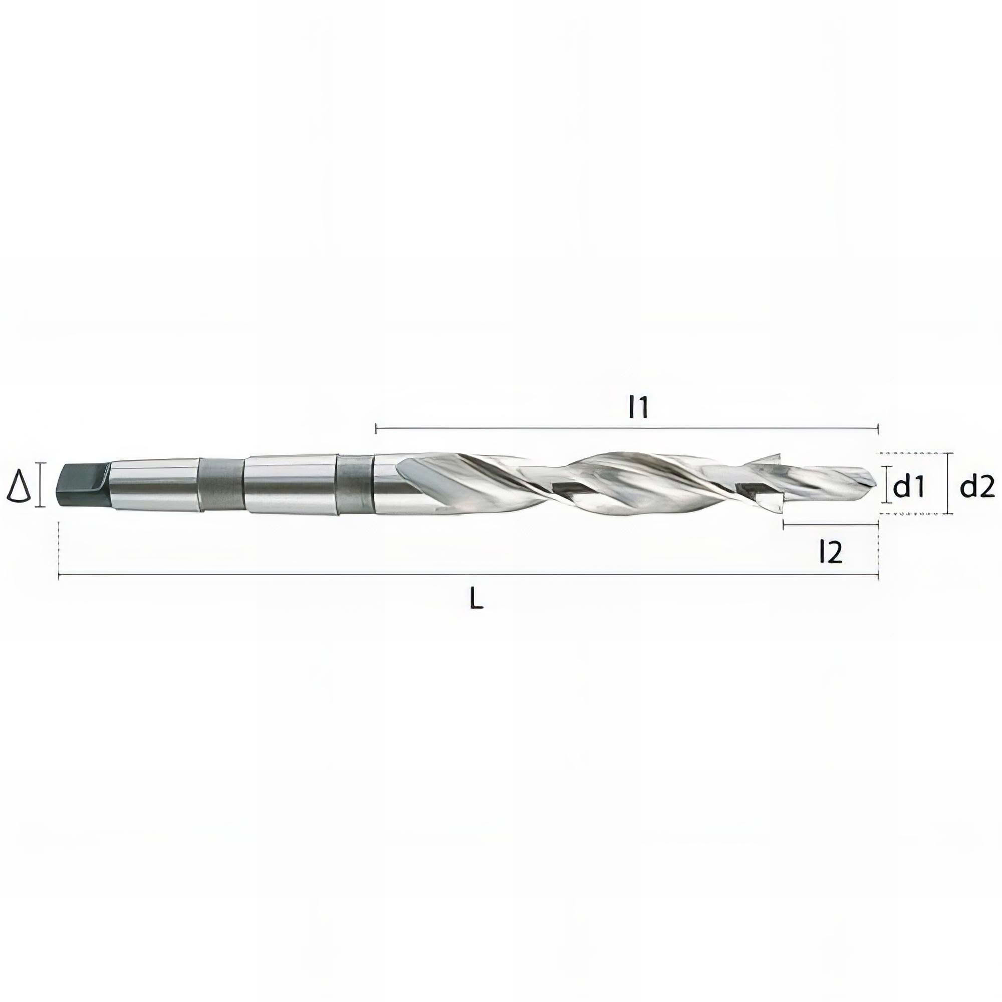 Foret à Métaux 45 Mm - Queue CM4, Longueur Utile 180 Mm