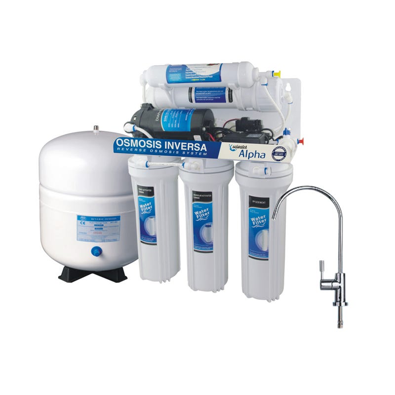 Naturewater 5 étapes osmose inverse (RO) 180l/jour avec Naturewater 5 étapes osmose inverse (RO) 180l/jour avec