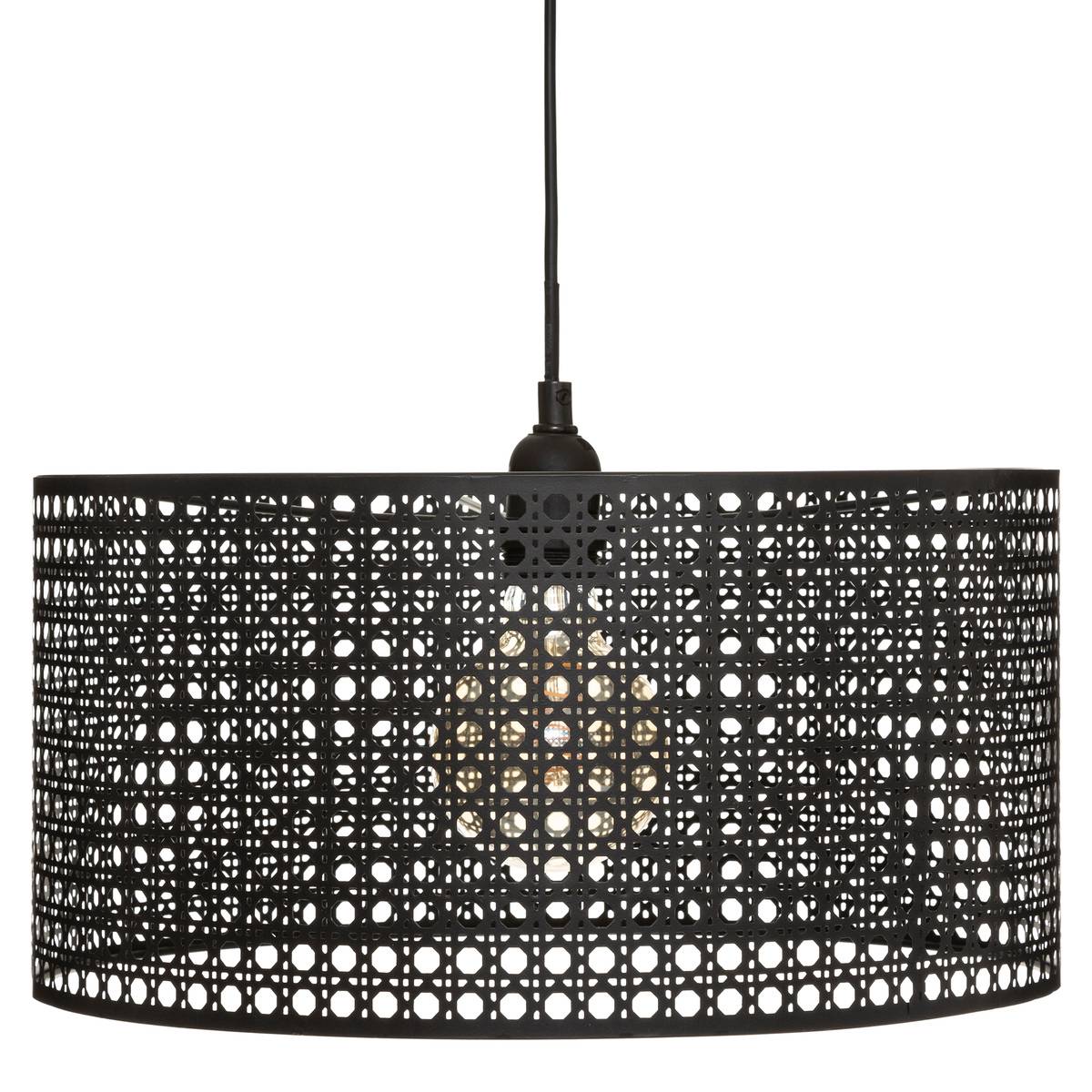 Suspension "Katel" noire - métal D38 cm - Atmosphera créateur d ...
