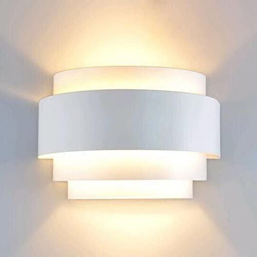 NETTLIFE Applique murale LED intérieure - 32CM Bois Moderne Lampe de couloir Up et Down 11W 3000K