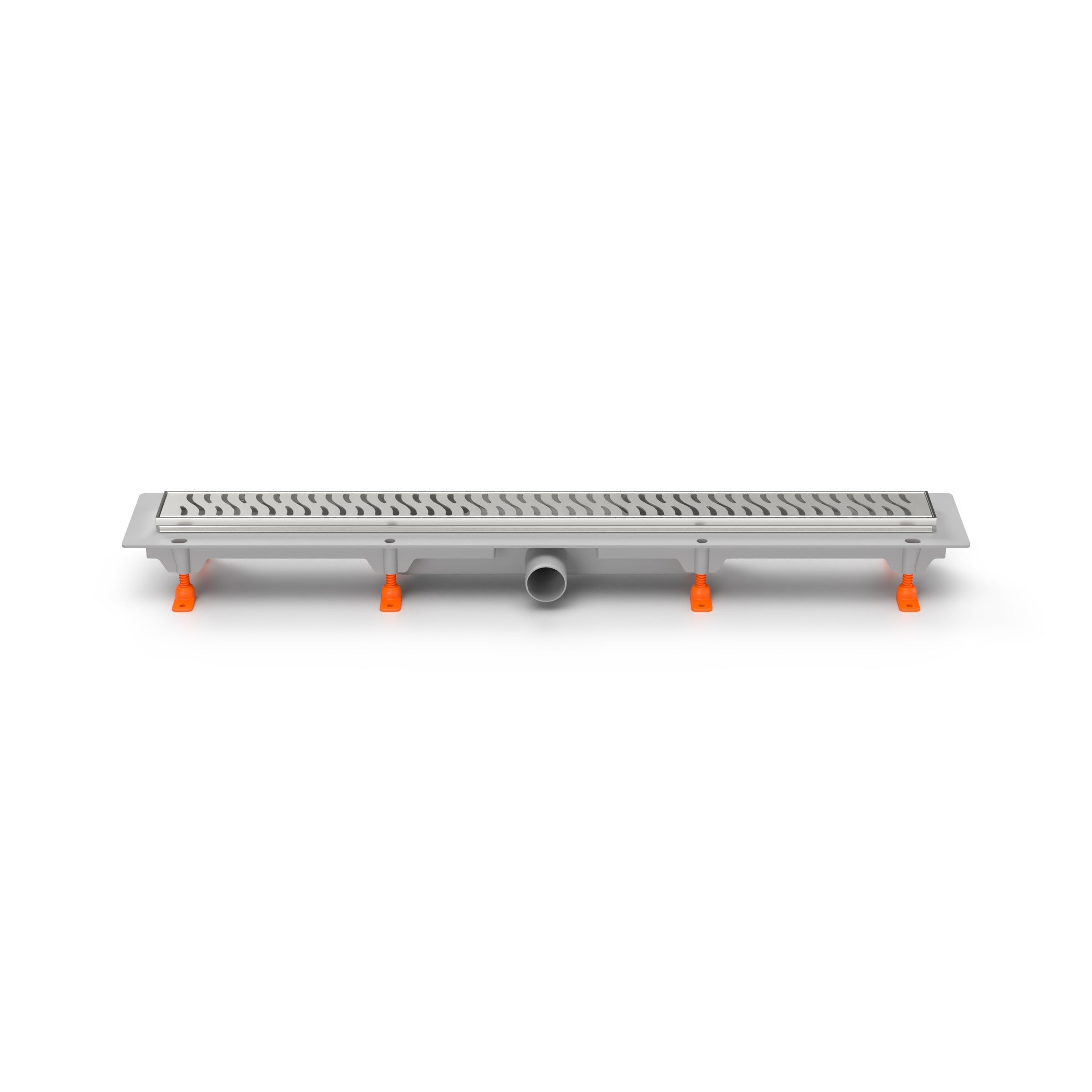 Rigola de interior MCH cu rama si gratar de inox HARMONY lucioasa, 750 mm