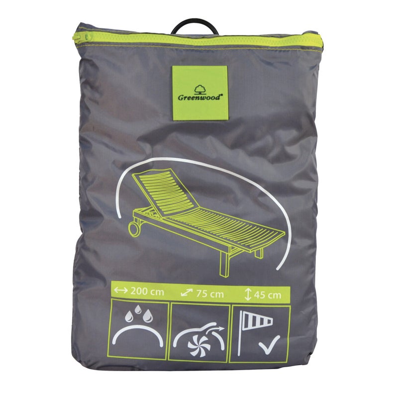 Nakrycie wodoodporne leżak ogrodowy plażowy 200x75x45cm CVL