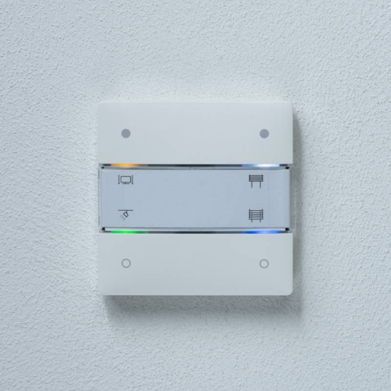 Bouton poussoir mural radio KNX 2 entrées IP55