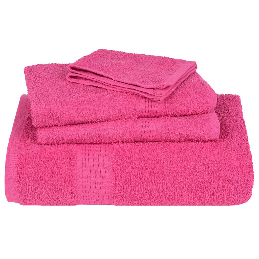 Serviettes de bain FROGN 10 pcs rose 100x150 cm 360 g/m² vidaXL - 4