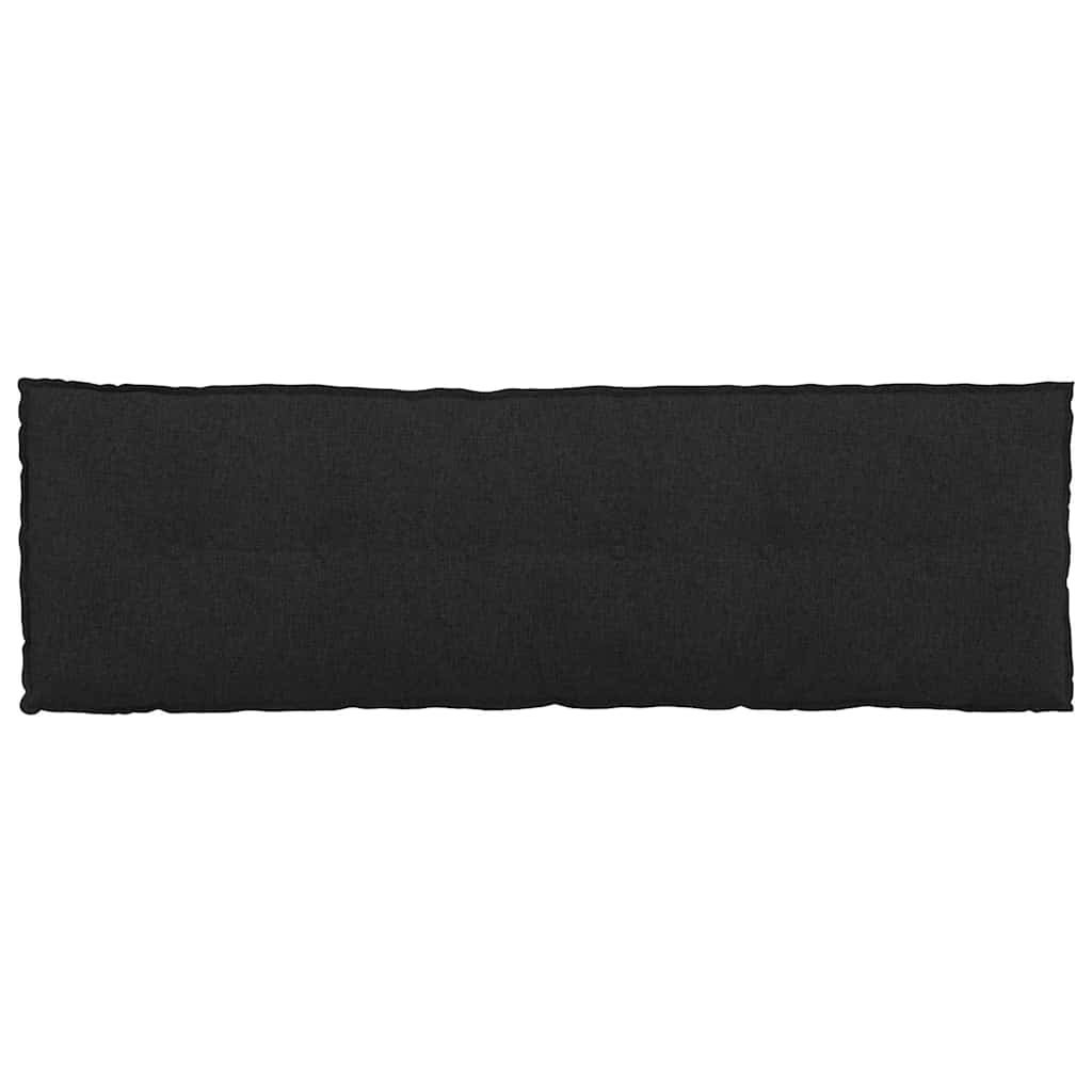 Coussin de Dos Noir 160 x 19 x 50 cm tissu vidaXL - 6