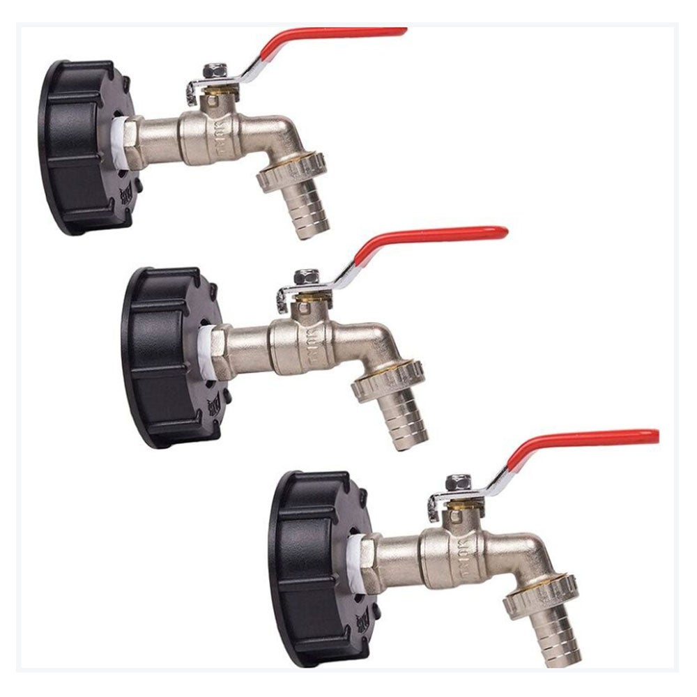 Adapter zbiornika na wodę IBC do beczki z mocznikiem IBC, łącznik beczki do wylotu z gwintem grubym 60 mm, 1 cal