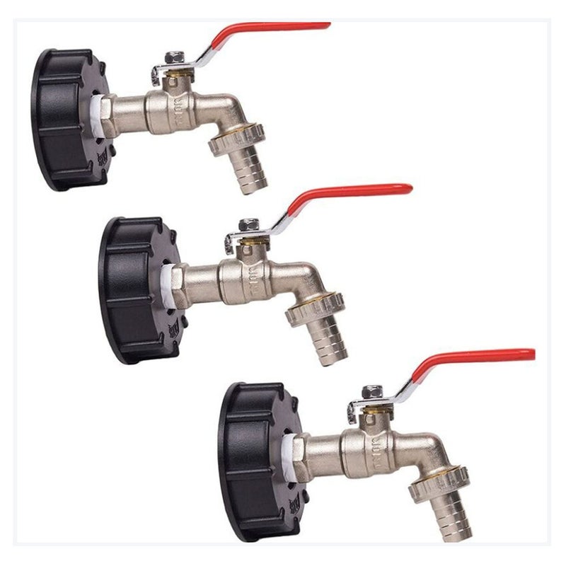 Adapter zbiornika na wodę IBC do beczki z mocznikiem IBC, łącznik beczki do wylotu z gwintem grubym 60 mm, 1 cal