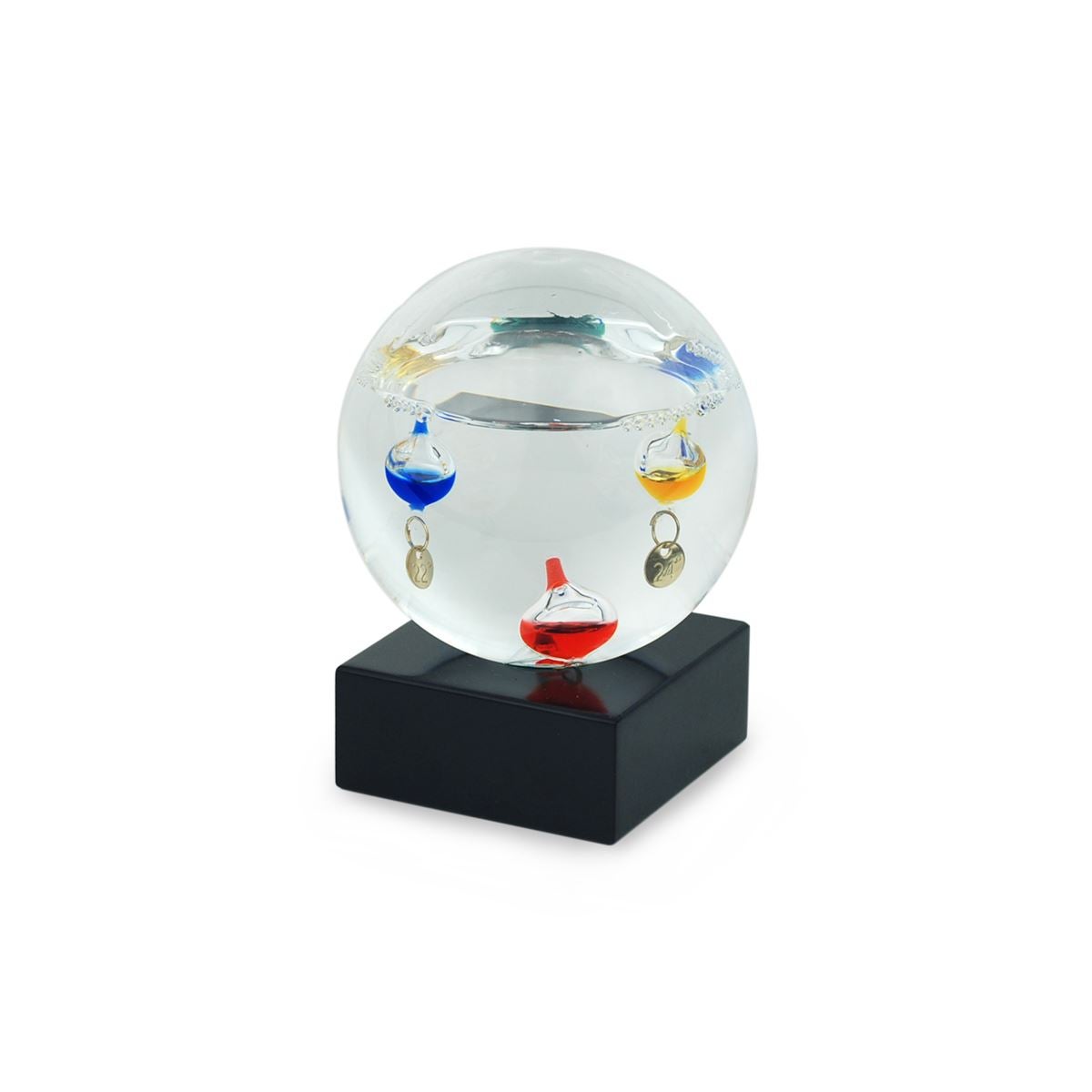 Thermomètre Galileo Thorness - Support Métal - Indicateur Température Multicolore