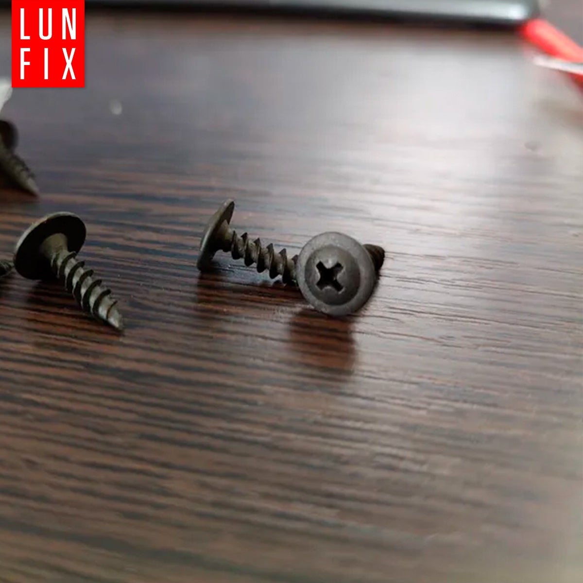 Wkręty do metalu z łbem podkładkowym fosfatowane 4,2x16mm 100szt. - 7