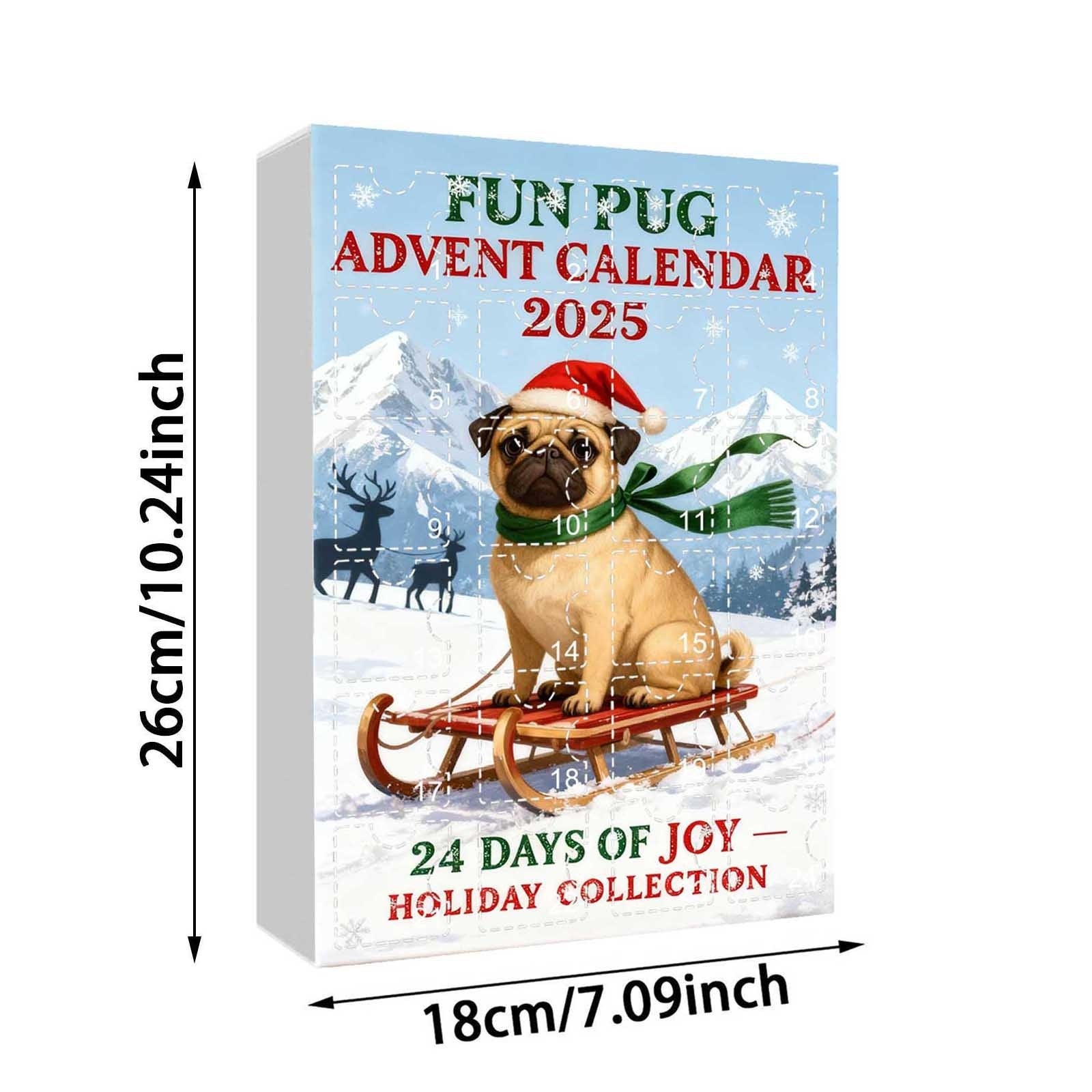 Highland Cow Calendrier De L'Avent 2024 - Calendrier De L'Avent De Noël - Figurines De Vache Highland - 24 Jours - Compte à Rebours - Jouet à