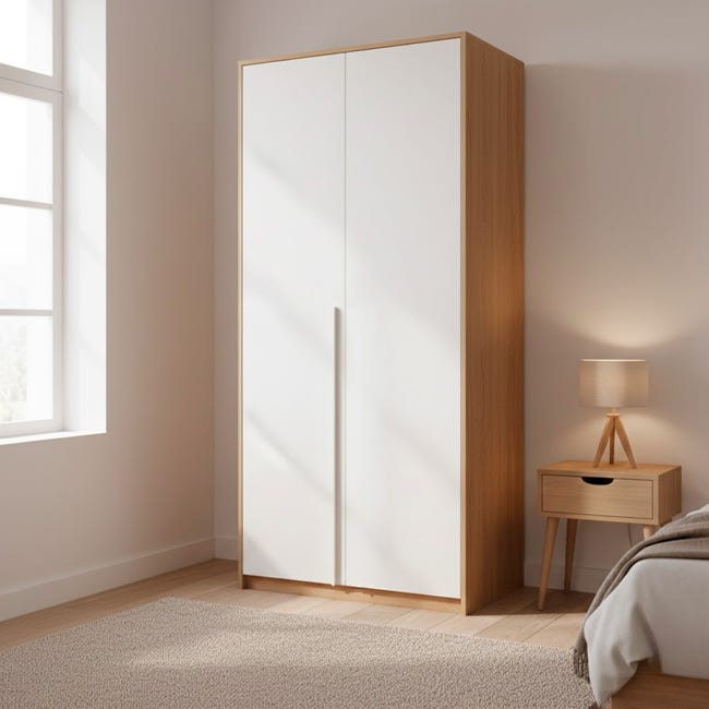 Armadio Per Guardaroba Armadio Per Camera Da Letto Armadio Chiuso Con Ante 4 Scomparti Asta Appendiabiti 176 X 80 X 52 Cm Mdf Effetto Rovere En Casa 89509199 Armadio Per Guardaroba Armadio Per Camera Da Letto Armadio Chiuso Con Ante 4 Scomparti Asta Appendiabiti 176 X 80 X 52 Cm Mdf Effetto Rovere En Casa 89509199