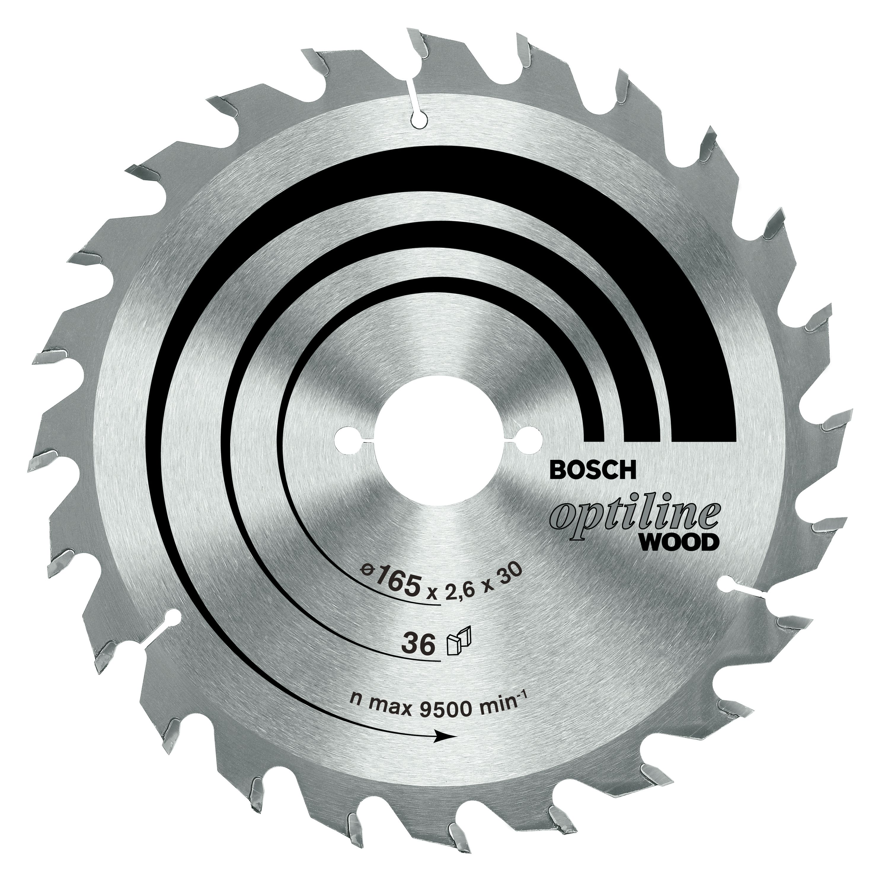 Tarcza do piły tarczowej Bosch Optiline Wood 165 mm 36 zębów