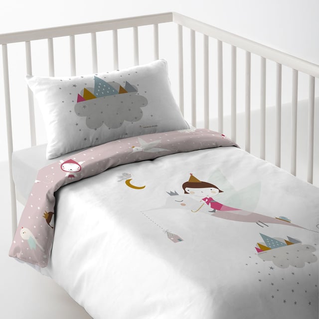 HOUSSE DE COUETTE 100% COTON WONDERLAND LIT BÉBÉ 60 CM