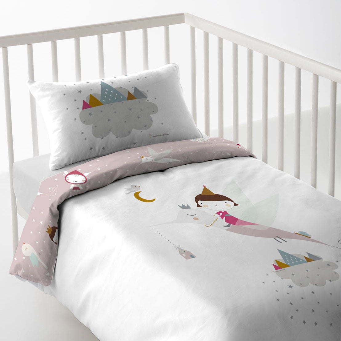 Baby Comfort Set Piumino E Cuscino Per Culla/Lettino 2 Pezzi - Morbido E Certificato Oeko-Tex