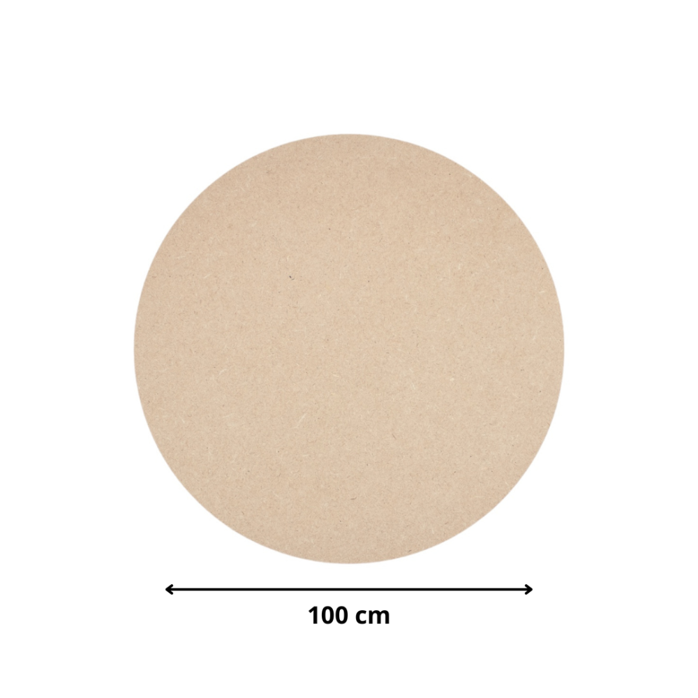 Rond de bois MDF - Epaisseur 10mm - Diamètre 100 | Leroy Merlin