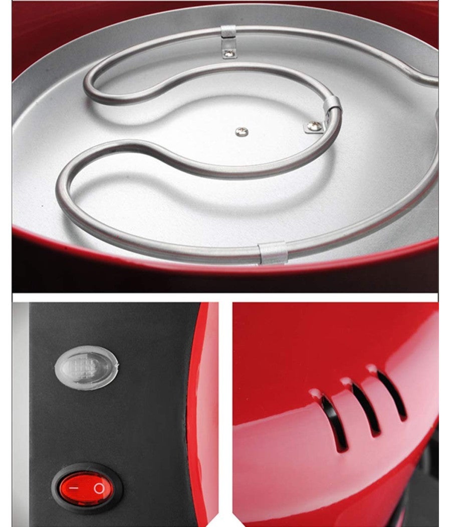 Trade Shop - Forno Cuoci Pizza Elettrico Cucina Regina Fornetto Doppia Cottura 1800watt 30cm - - 5