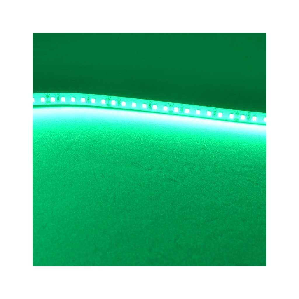 Ruban LED Puissant 120LED/m 25W/m IP20 5m - Lumière Vert | Leroy Merlin