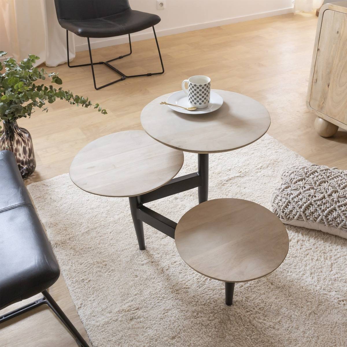 Table basse en bois de manguier Dounia - 2