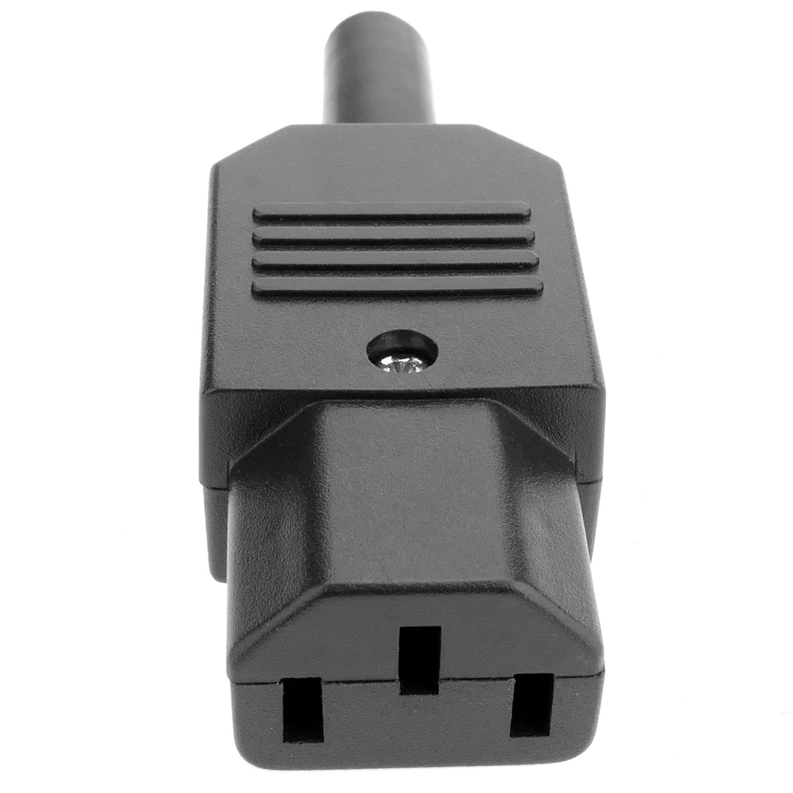 Spina femmina dritta IEC-60320 C13 per il montaggio del cavo - 4