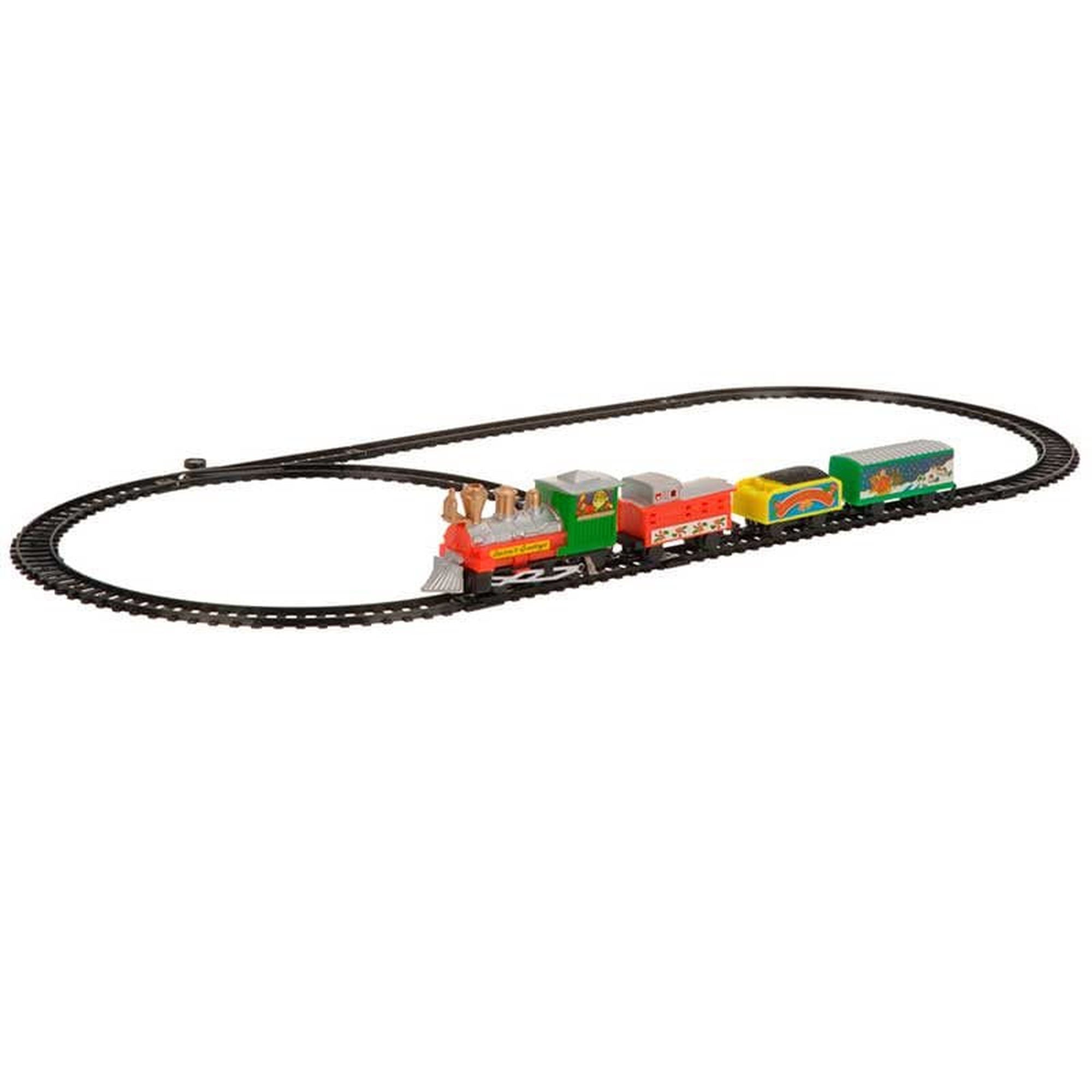Ensemble De Rail De Train De Noël Pour Enfants Avec Lumière Et Son De Train De No L Mod Le R Tro De Train Vapeur De No L