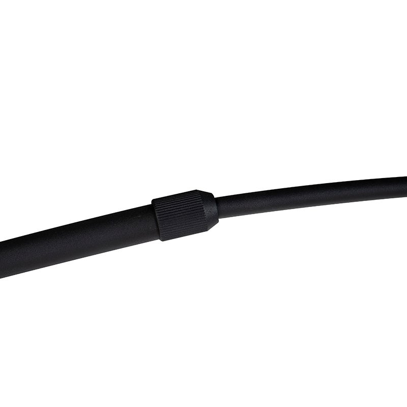 Lampe d'arche moderne noire avec base en marbre - XXL - 9