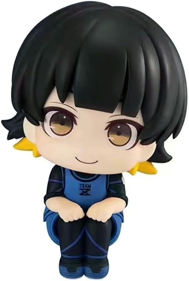 Dekoracja biurka w kształcie niebieskiego zamka, ozdoba na tort, dekoracja obudowy komputera, posąg (Bachira Meguru)