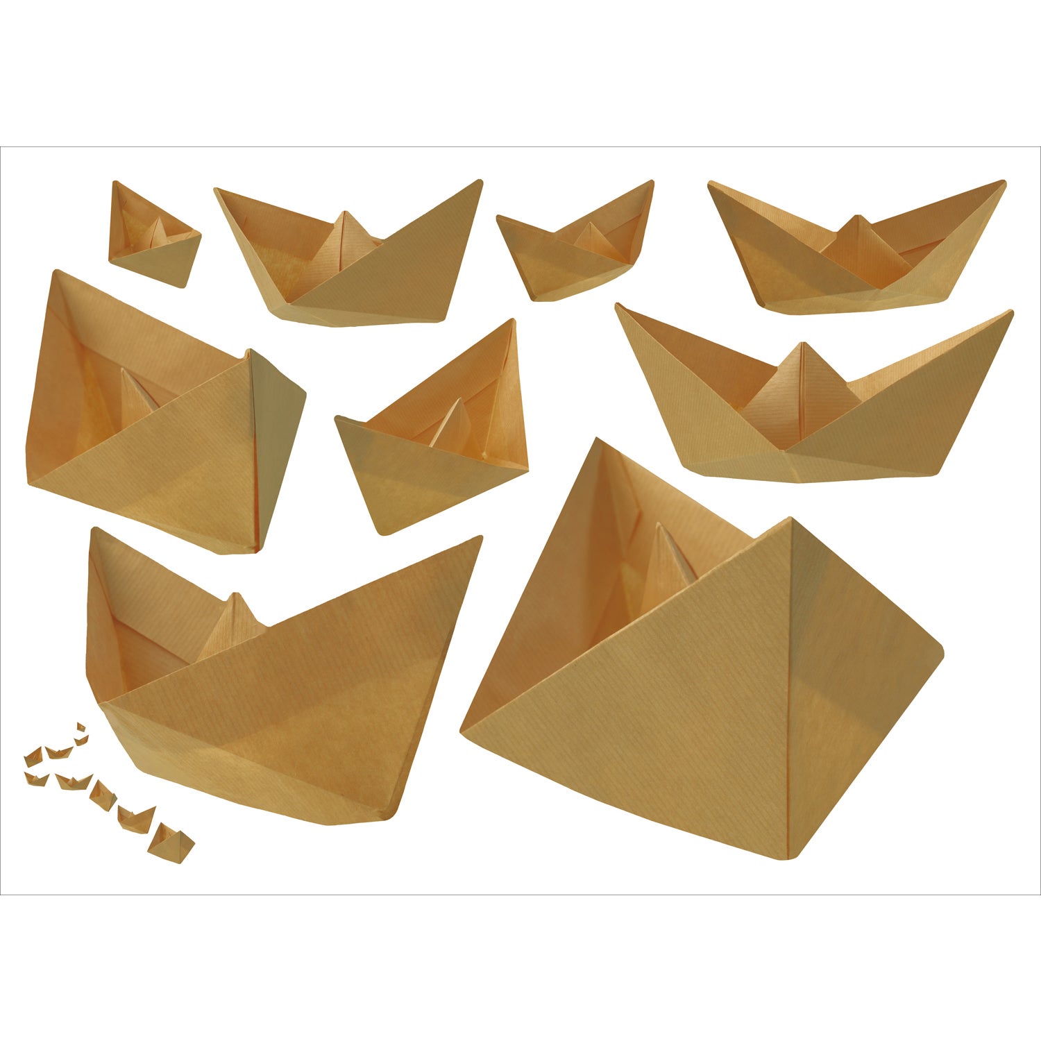 Adesivo decorativo adesivo, bota de papel kraft - 2