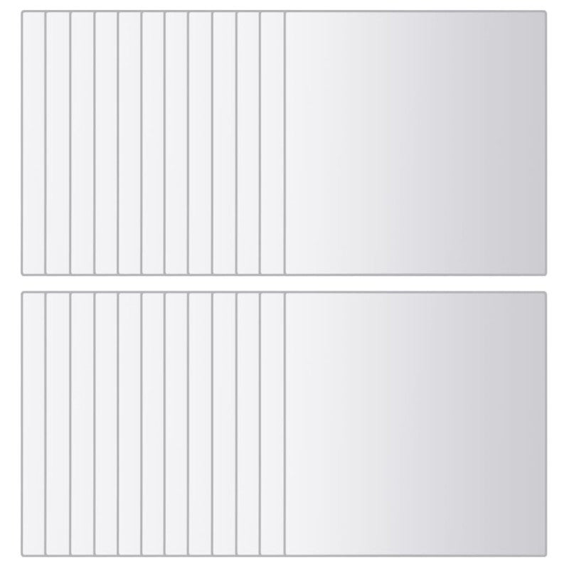 Carreau de miroir 24 pcs Carré Verre - 4