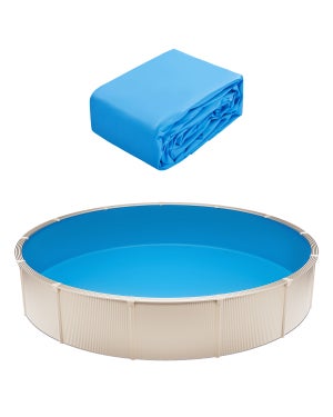 BESTWAY - 58032 - Telo copertura nero per piscine rotonde da 244 cm
