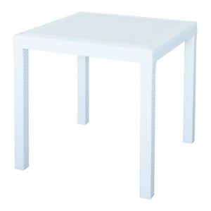Tavolo Laterale Adirondack Outdoor HDPE Resistente alle Intemperie con Carico di 100KG, Tavolino da Giardino Rotondo ,46 x 46 cm (grigio) | Leroy Merlin
