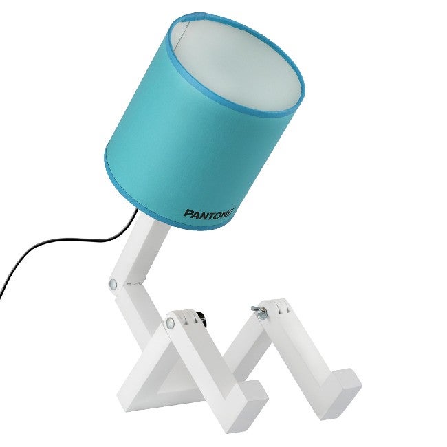 Out Of The Blue 571285 Lampada Da Tavolo In Legno Bianco, Design Moderno Con Gambe, 25W, E14