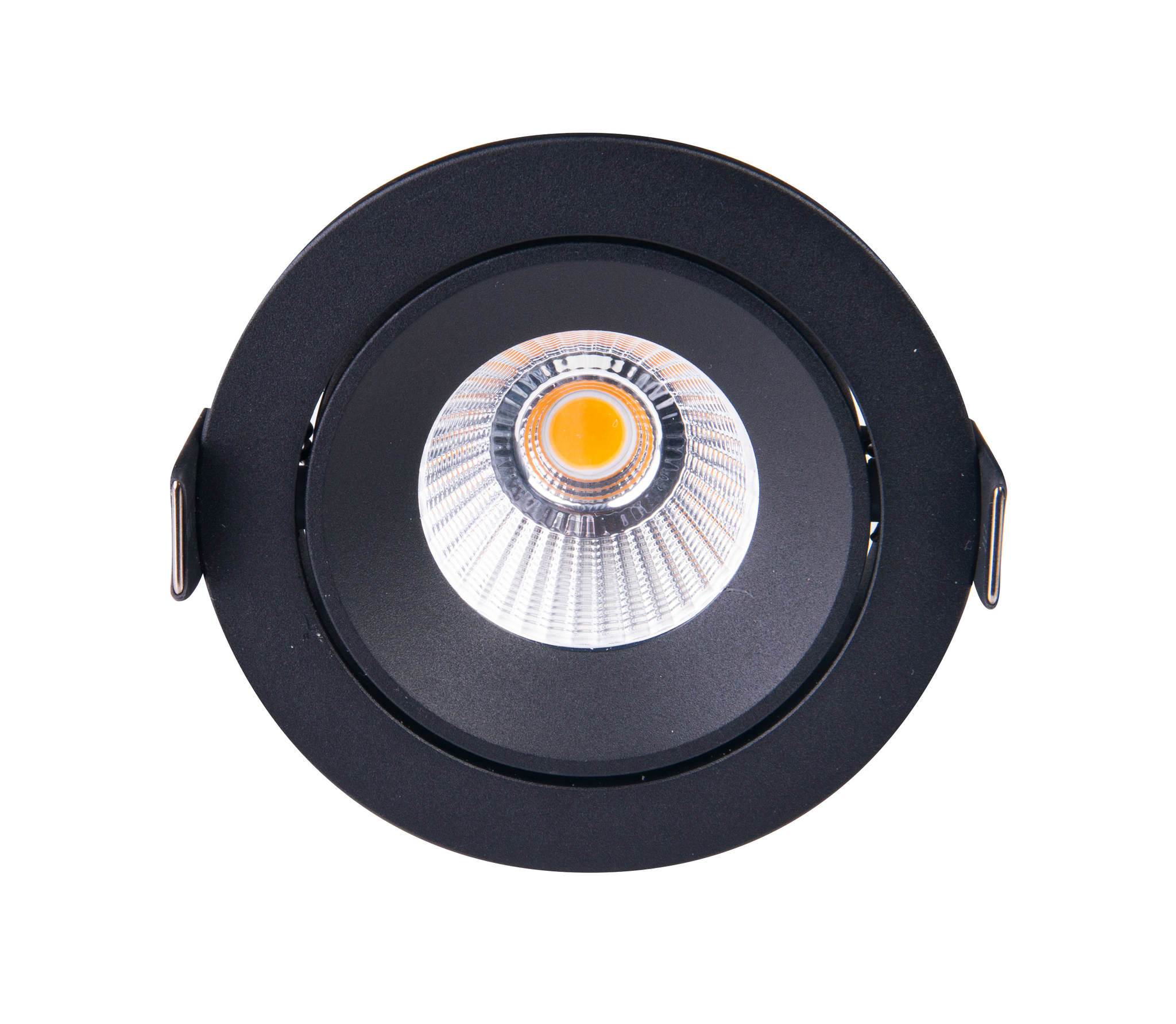 Oprawa wpuszczana LED CYKLOP 12W 4000K 754lm metal czarna wym:4,7x6x6cm IP65 Maxlight