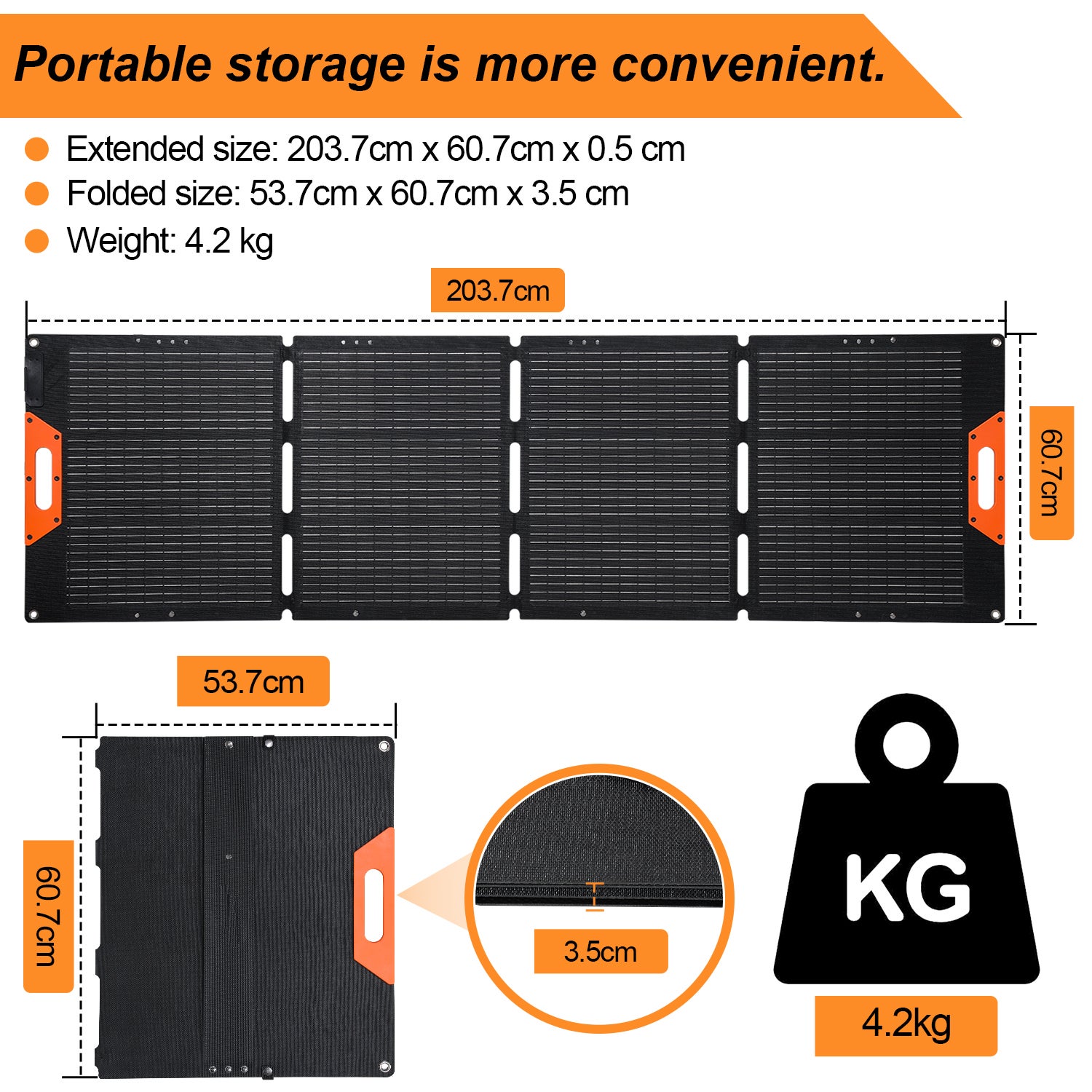 Renogy Panneau Solaire Pliable, 100 W, Cellules De Type N, Module Solaire Pliable Portable, Pliable, Imperméable IP67 Pour Camping-cars, Caravanes, Cabines, Camping, Systèmes De Dossier Pour La Maison