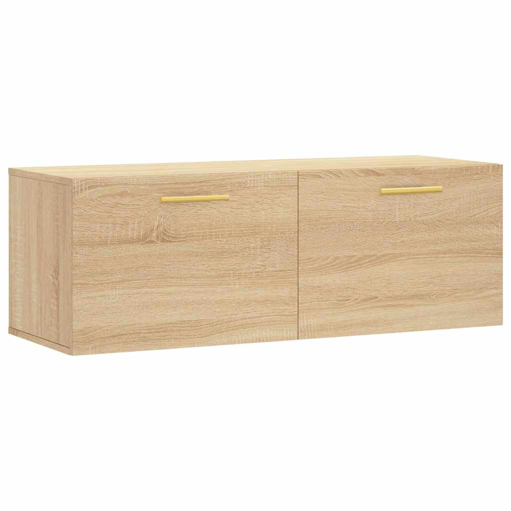 vidaXL Armoire murale chêne sonoma 100x36,5x35 cm bois d'ingénierie - 2