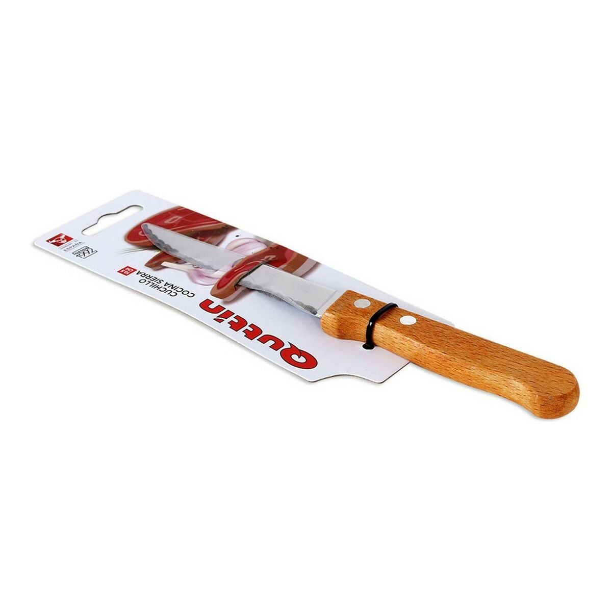 Lot De 12 Couteaux De Cuisine Quttin - Lame 11 Cm, Acier Inoxydable Miroir, Manche Ergonomique - Pour Viandes, Fromages, Usage Quotidien - 6