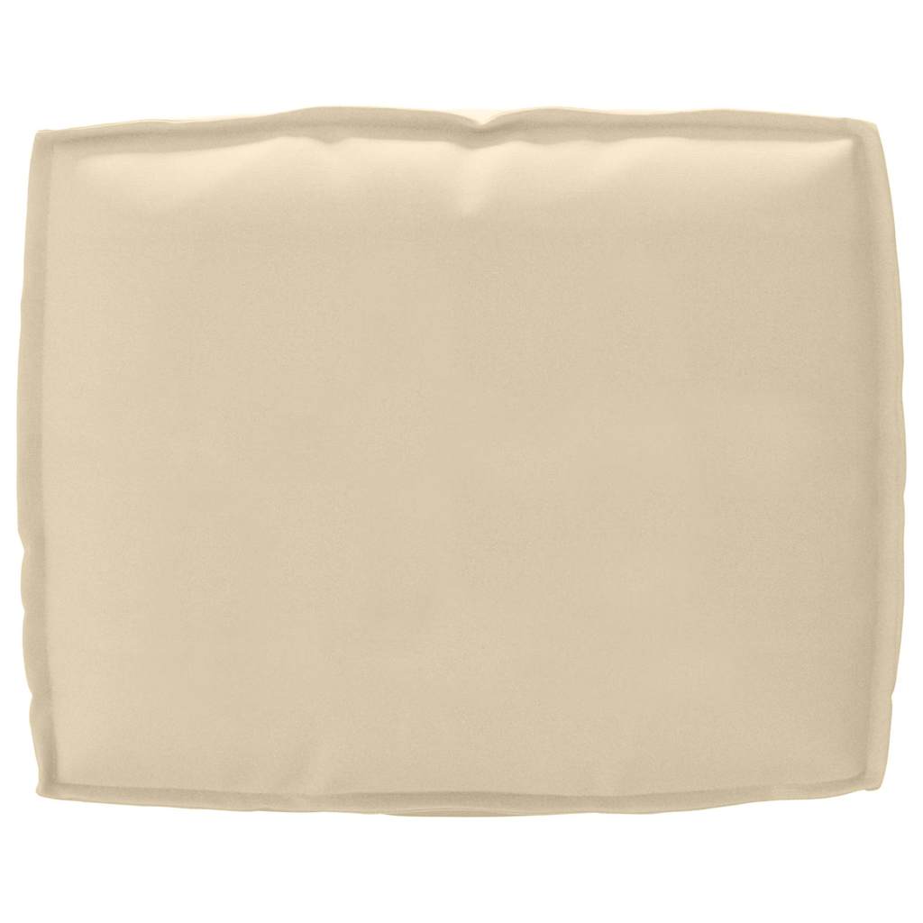 Juego de Cojines para Palets Tela Oxford Beige 50 x 50 x 12 cm vidaXL - 5