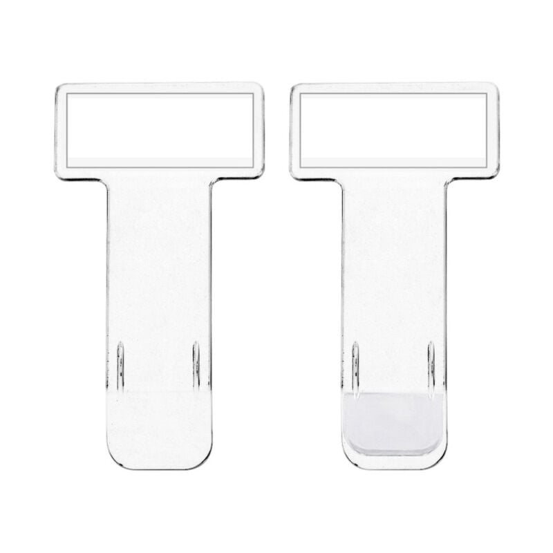 Soporte Adhesivo Para Tickets De Parking - Clip Transparente Para Parabrisas 4 O 6 Unidades