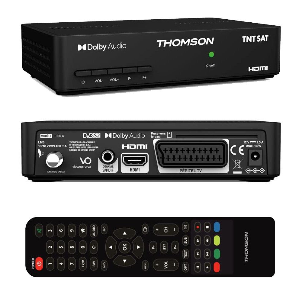 Décodeur France SAT THOMSON THS805 + Carte Neuve - Occasion