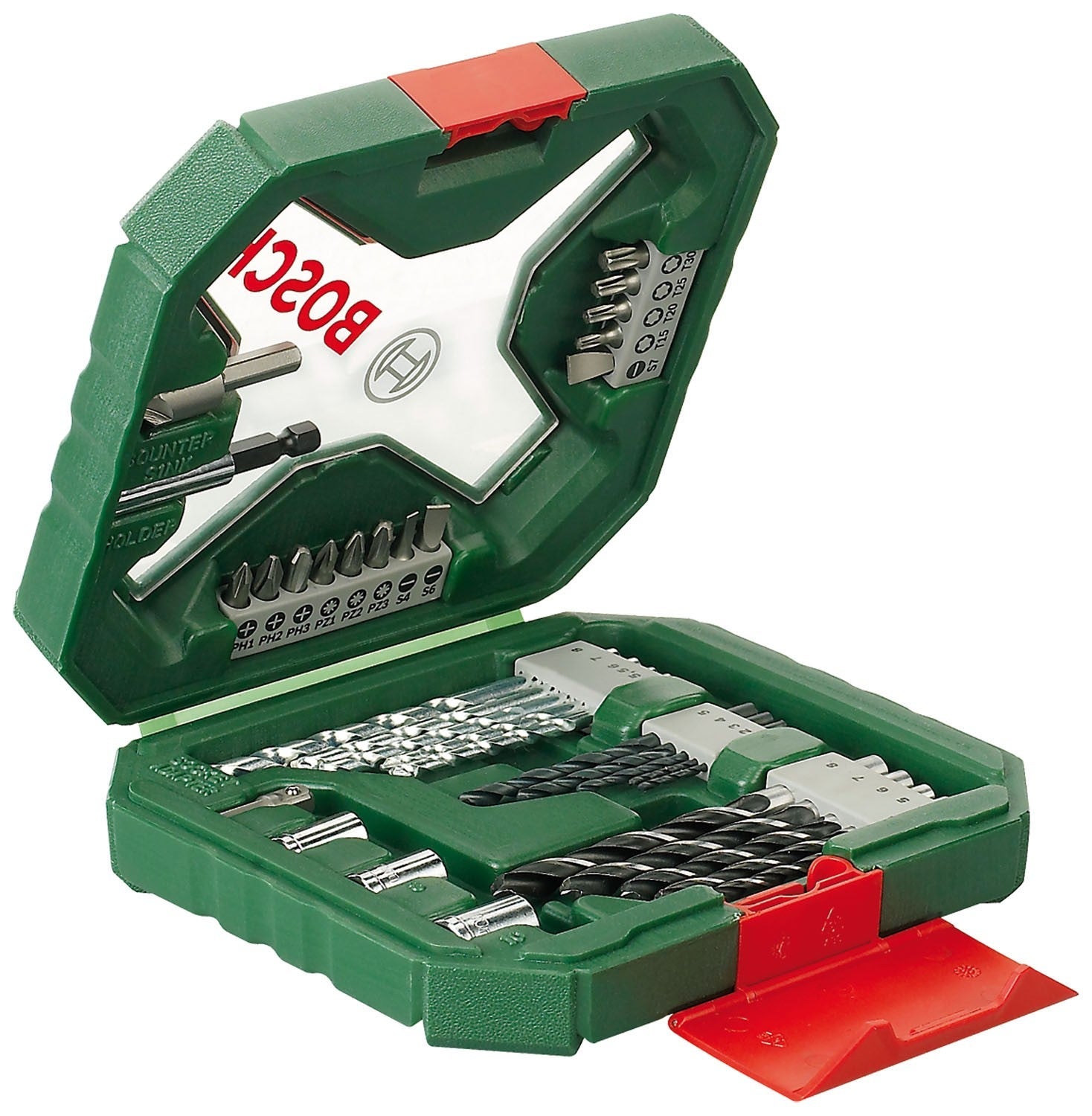 Coffet 34 pièces Bosch Embouts de vissage X-line Classic + forets - 3