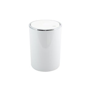 Poubelle à bascule KAMAKA 6L Blanc MSV
