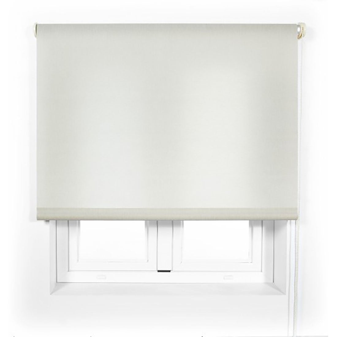 Acomoda textil - estor translucido liso de fácil instalación. beige. (100x180 cm)