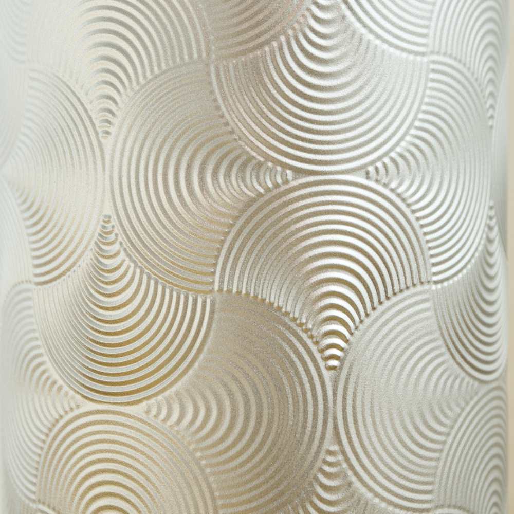 Vase Métallique Argenté - Ensemble de 3 Vases de Sol 83/65/50cm pour Fleurs Séchées et Pampas, Élégance et Style pour Salon et Chambre - 6