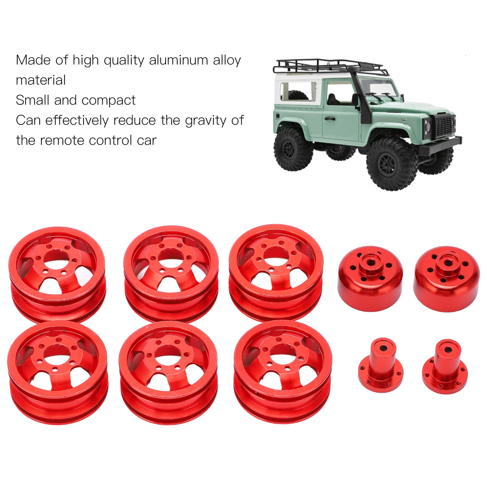 Moyeu De Roue RC En Aluminium – Diamètre 34 Mm, Pour Modèles WPL, Haute Résistance (lot De 8 Pièces) - 9