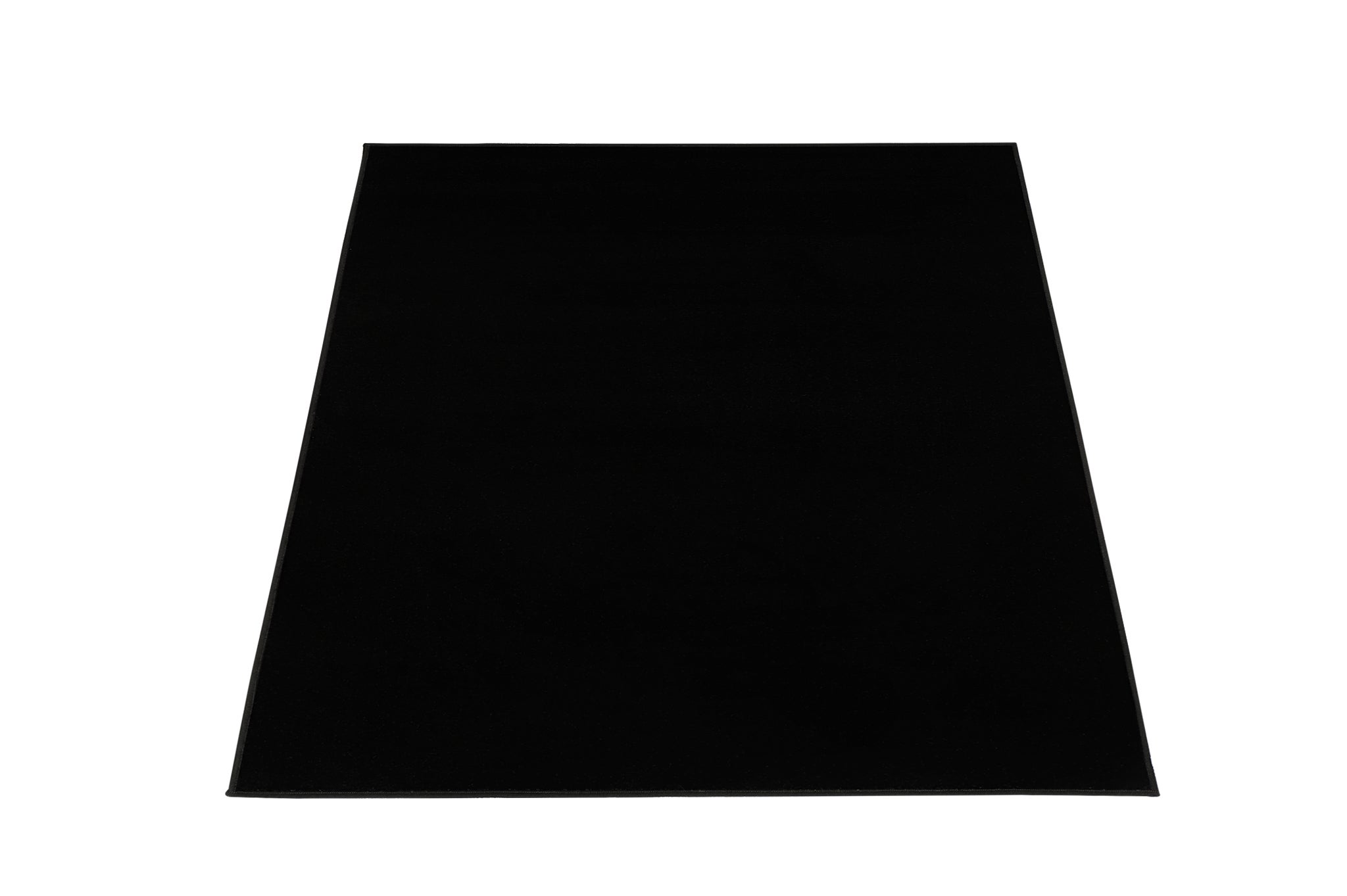 TAPISO Mono Carré Tapis Séjour Poil Court Intérieur Extérieur Moderne Noir Uni OEKO-TEX 250 x 250 cm - 4