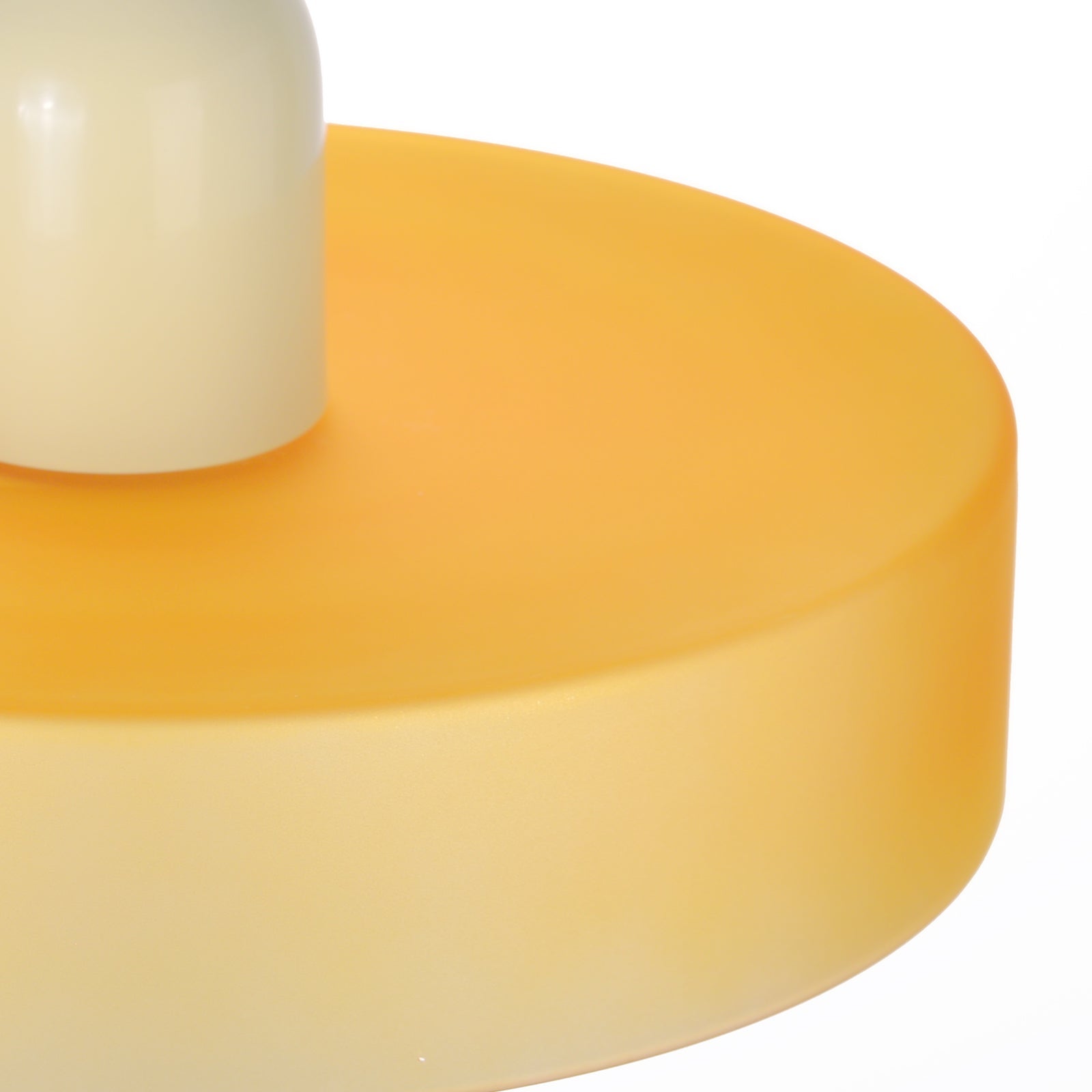 Suspension Arturesthome,Lumière intérieur,Cylindre,Verre,E27,Blanc Avec Orange,Salon,Chambre,Salle à manger,Ilot de la cuisine,D25CM x H18CM - 4