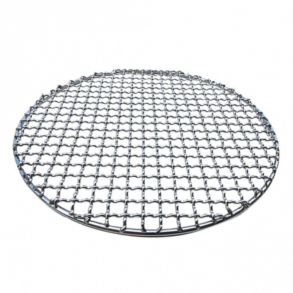 30 cm okrągły grill ze stali nierdzewnej, ruszt z powłoką nieprzywierającą, naczynie do pieczenia
