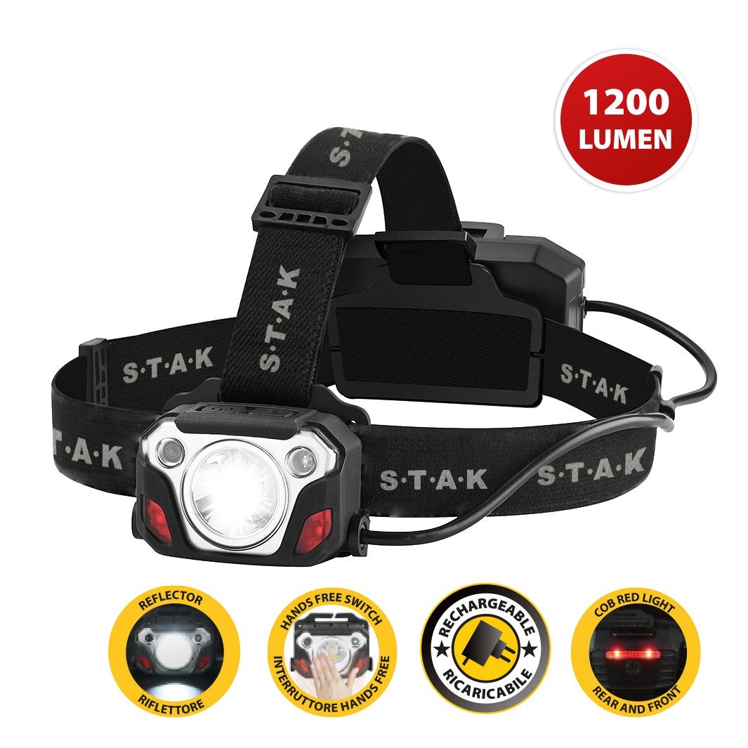 Lampe Frontale LED NGT Headlight XPR CREE - Haute Visibilité Carpfishing A1811 - Neuve