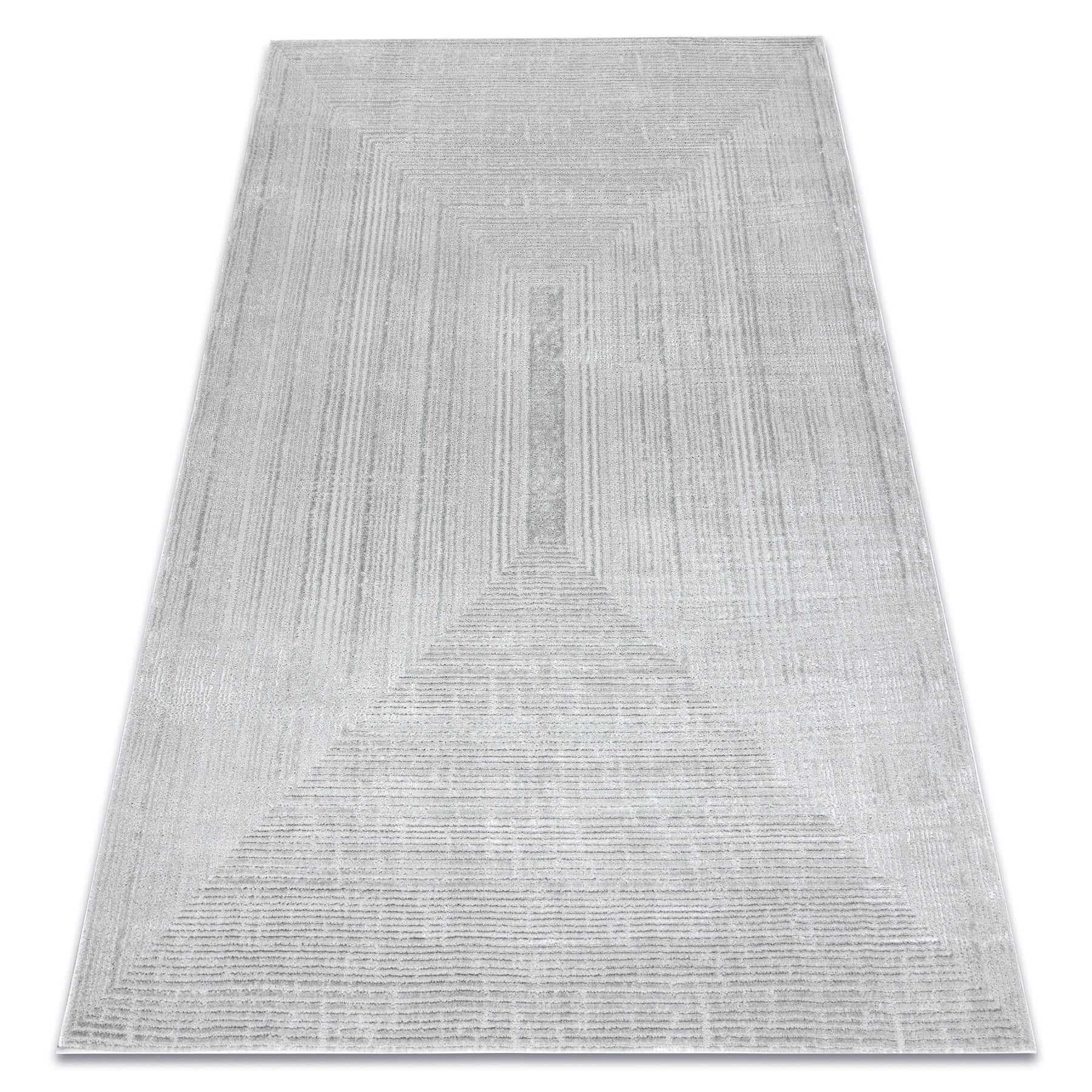 Dywan BALANCE 8788 szary - Geometryczny, strukturalny, glamour 200x290 cm