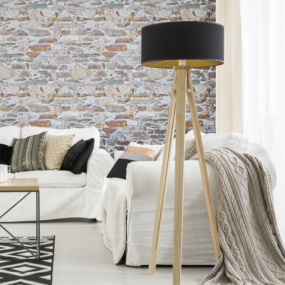 Adesivi pietre di Creuse - Sticker adesivo - adesivi murali - 60x60cm - 5